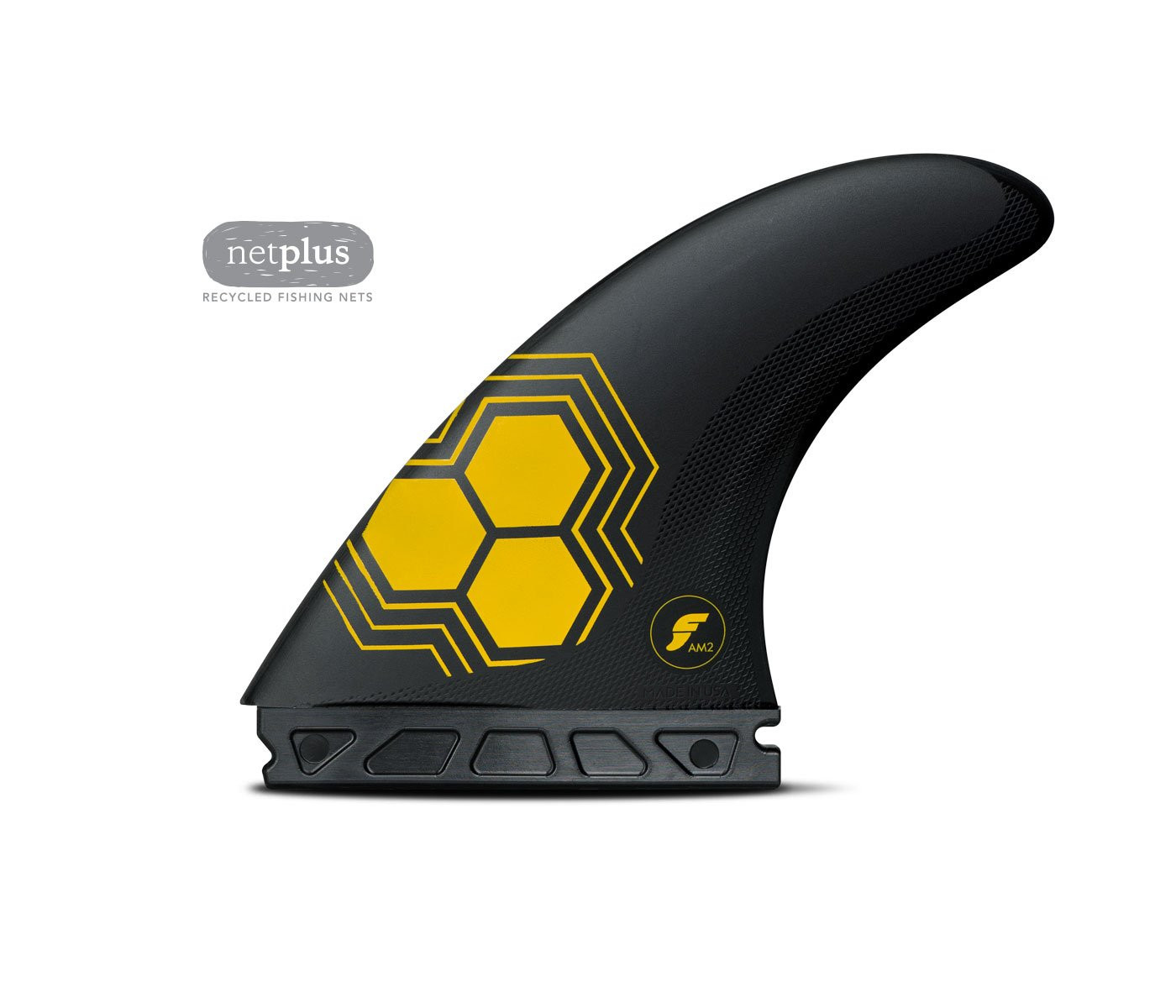 Dérives Thruster - FAM2 ALPHA series Carbon Yellow Thruster Set - taille M, FUTURES.