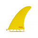 Longboard fin - Gerry Fiberglass solid Red / transparent Red 7.75", FUTURES.