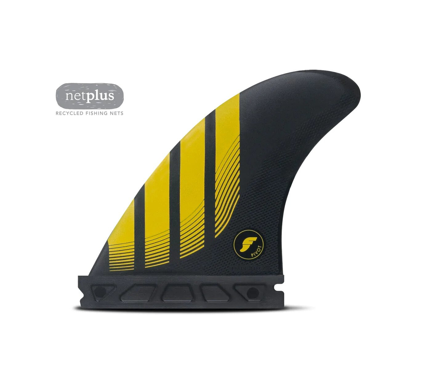 Dérives Thruster - P4 ALPHA series Carbon Yellow Thruster Set - taille S, FUTURES.