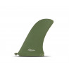 Aleta de longboard - Rudder Fiberglass Hunter Green 9", FUTURES.