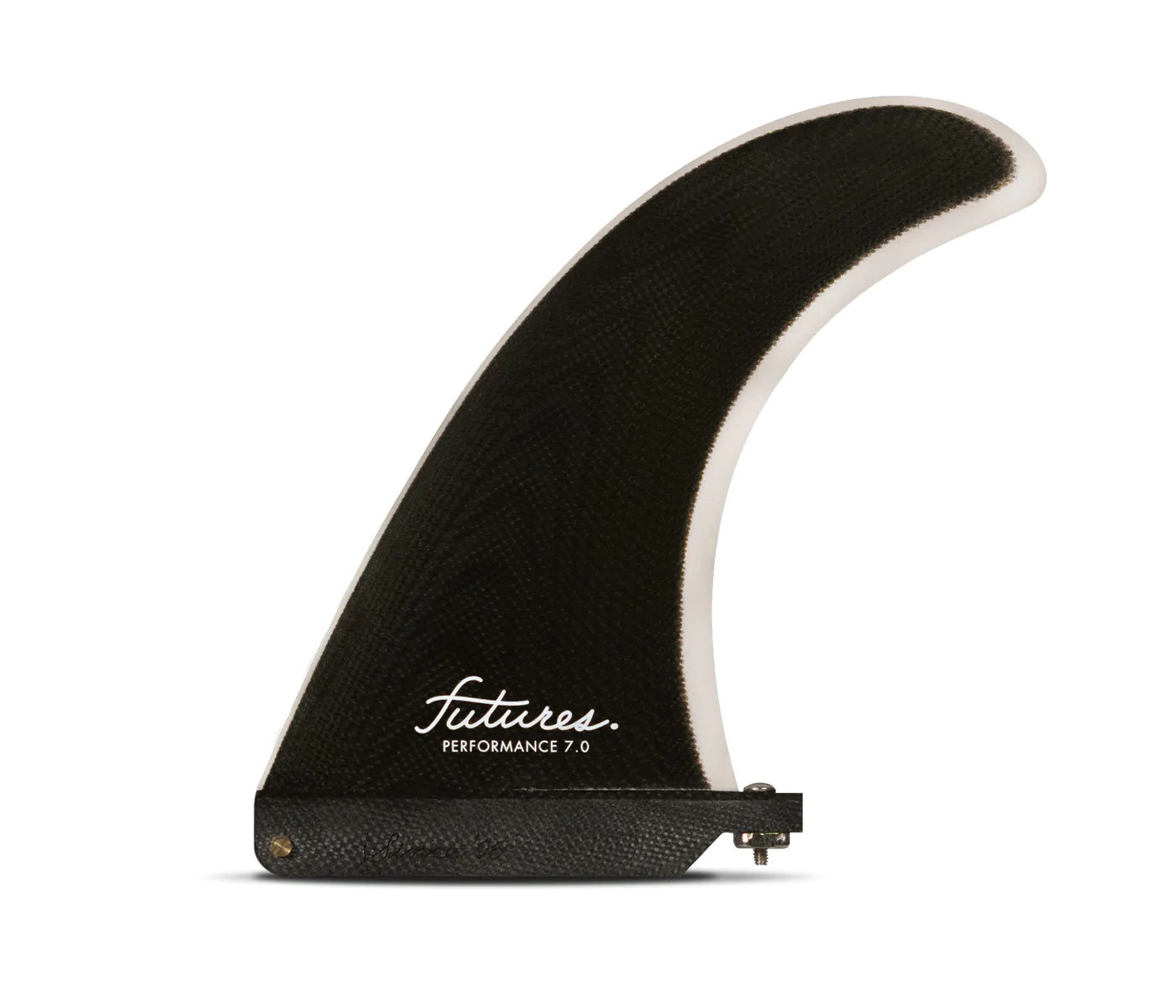 Aleta de longboard - Performance Fiberglass solid Black / Grey 7", FUTURES.