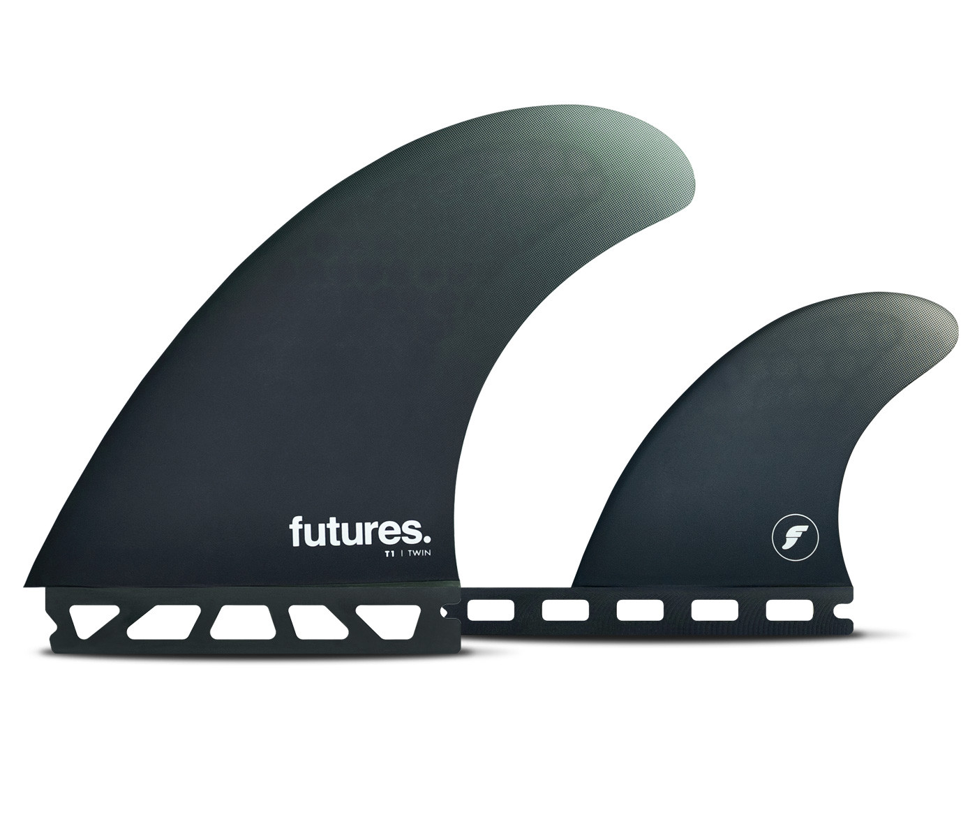 FT1 RTM Hex navy Twin fins, FUTURES.