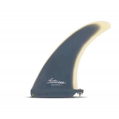 Aleta de longboard - Albacore Flex Fiberglass solid Indigo / Sand 8.5", FUTURES.