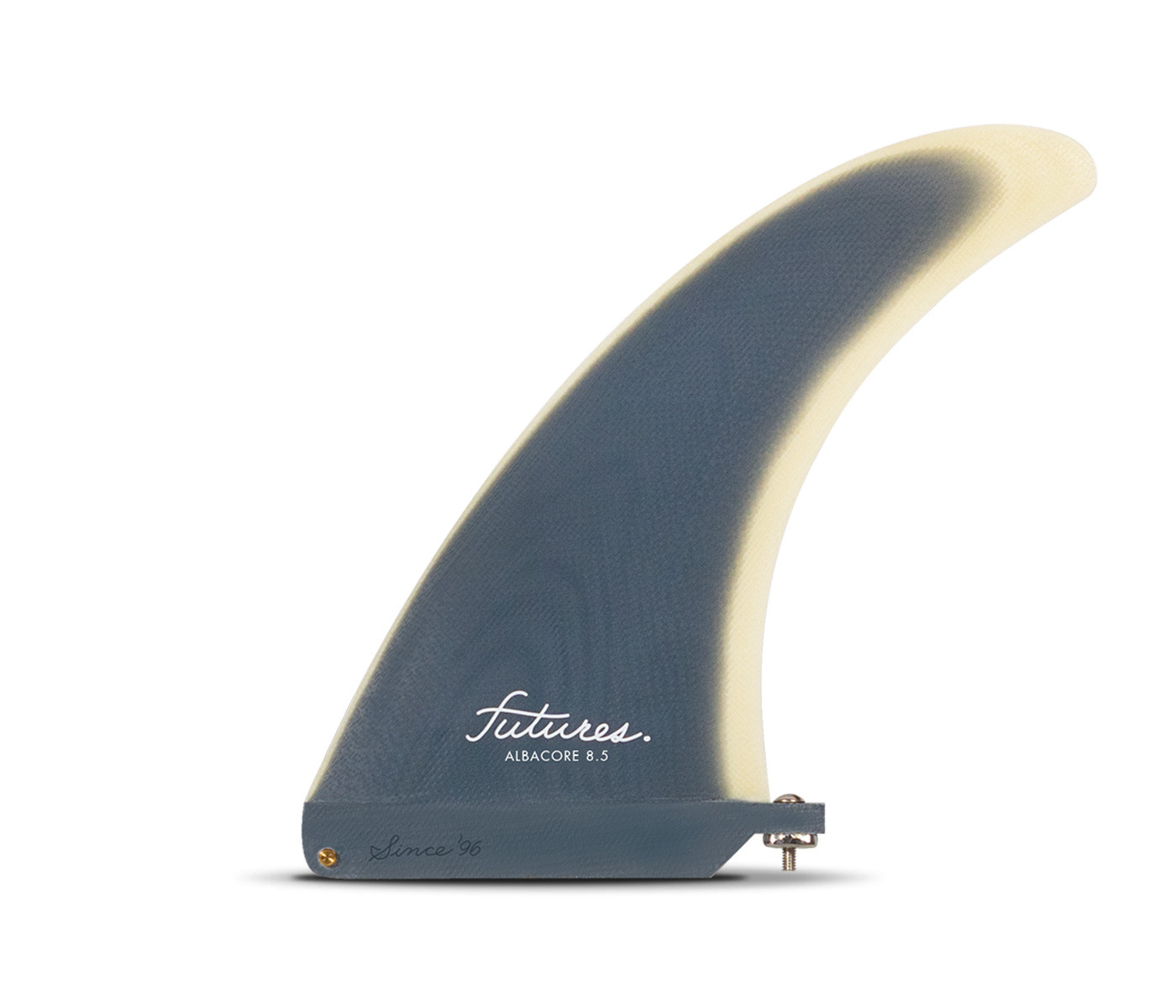 Longboard fin - Albacore Flex Fiberglass solid Indigo / Sand 8.5", FUTURES.