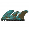 Dérives 5-fins - 5 Fins - CHRISTENSON - RTM Hex Blue - taille M, FUTURES.