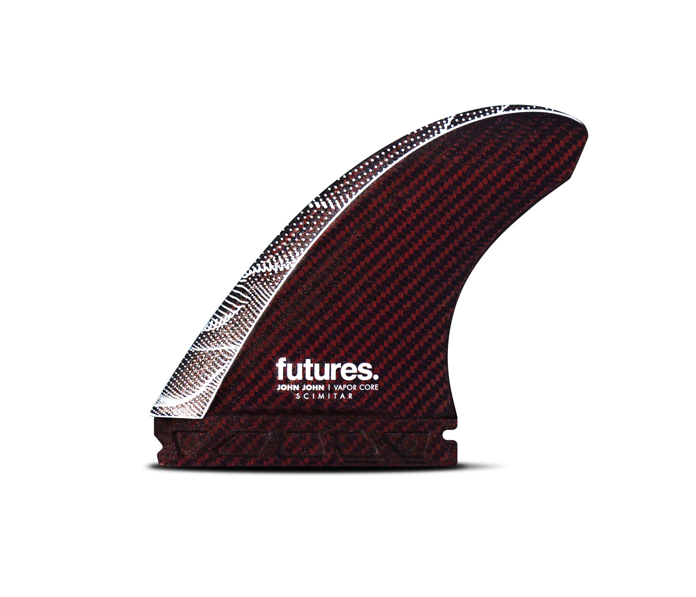 Thruster fins - MAYHEM 3.0 Vapor Core - Carbon / Blue design, FUTURES.