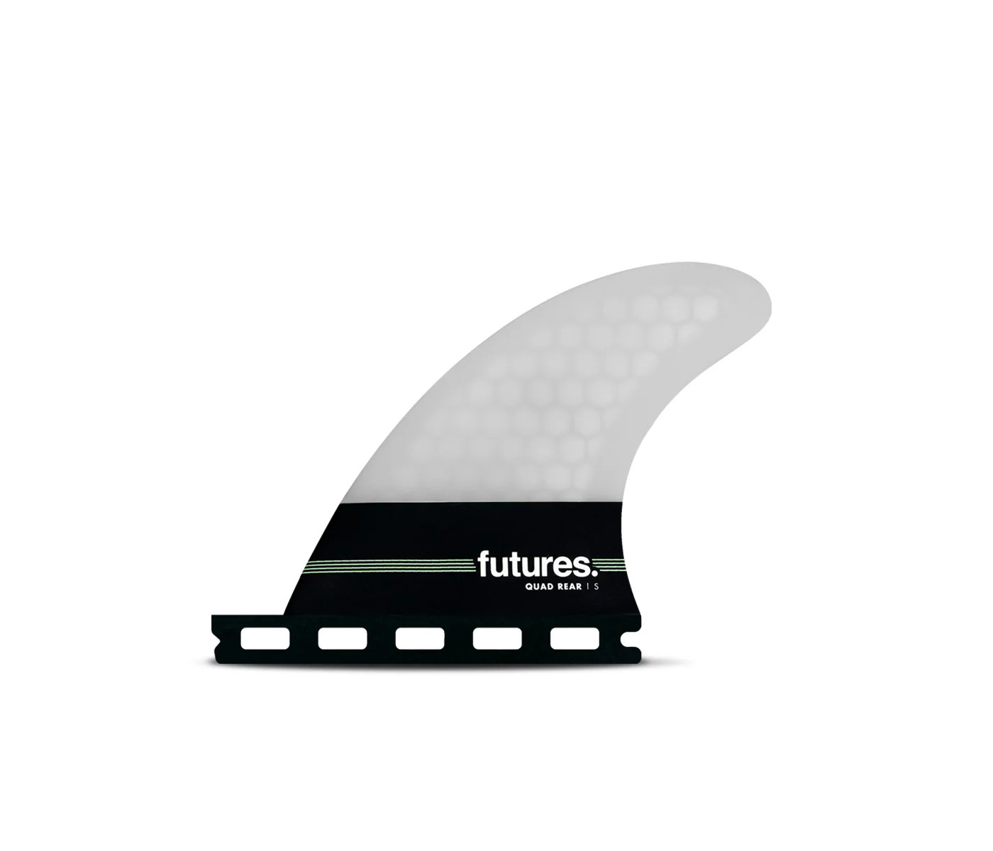 Neutral 80/20 foil quad rear fins Honeycomb - size S, FUTURES.