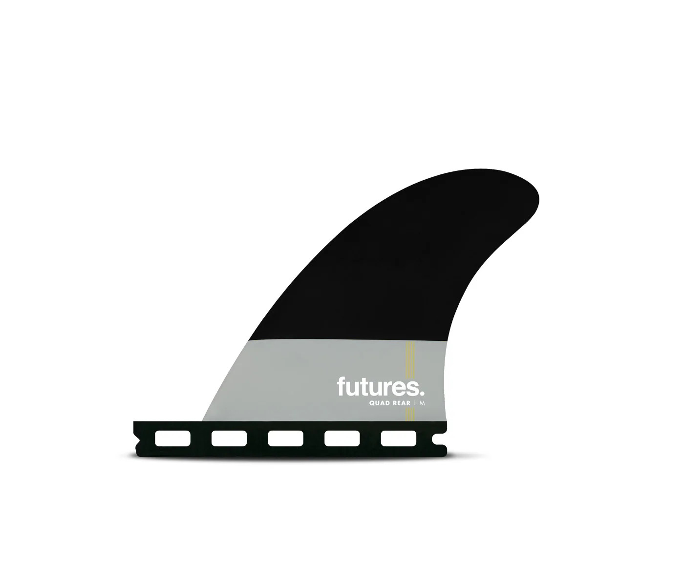 Pivot flat foil quad rear fins Honeycomb - size M, FUTURES.