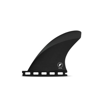 Dérives Rear fins - Scimitar foil quad rear fins Honeycomb black - size M/L, FUTURES.