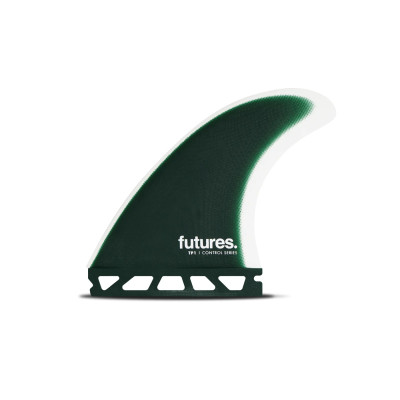 Thruster fins - FEA Control Series fiberglass Aqua, FUTURES.